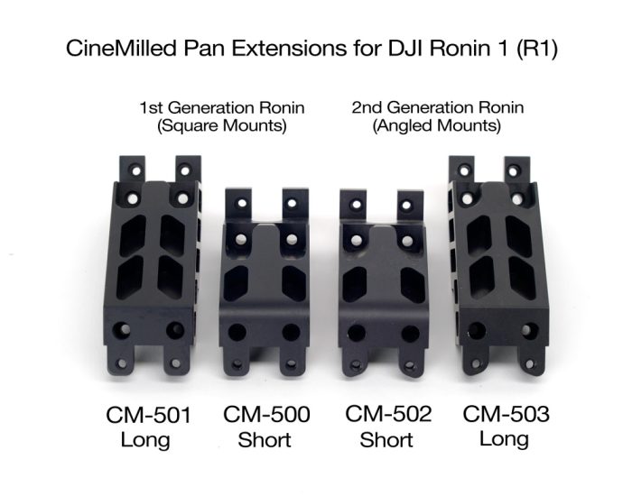 PAN Arm Extension for DJI Ronin 1 Gimbal CineMilled
