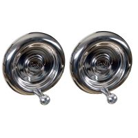 Stainless Steel Wheel Set for Alpha Wheels Silver CineMilled